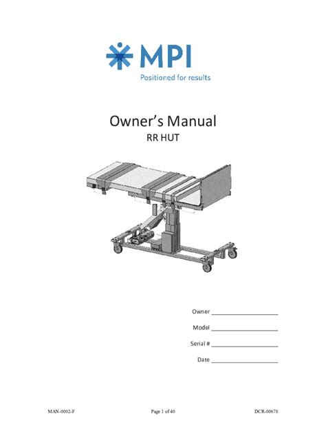 Operator's Manual MODEL PB